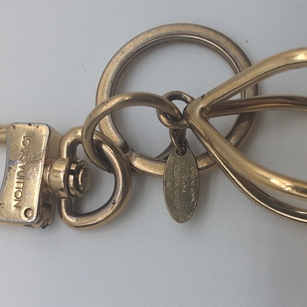 Louis Vuitton sphere key holder gold charm - Picture 3 of 4